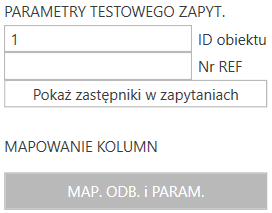 Widok konfiguracji mapowania.
